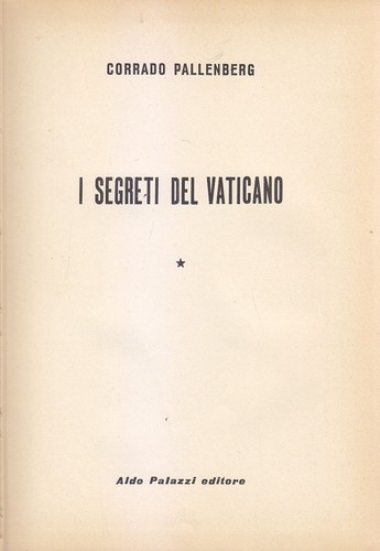 Segreti del vaticano di - i,
