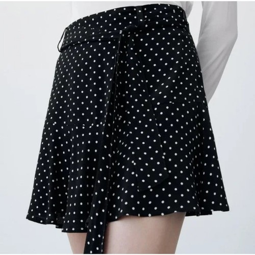 Zara pantaloncino nero bianco