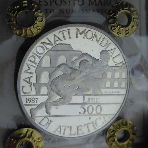 Italia 500 lire atletica - italia,