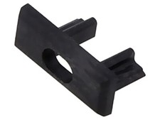 2 mascherine C24392C07TW per profili LED nere MICRO-PLUS con foro KLUŚ