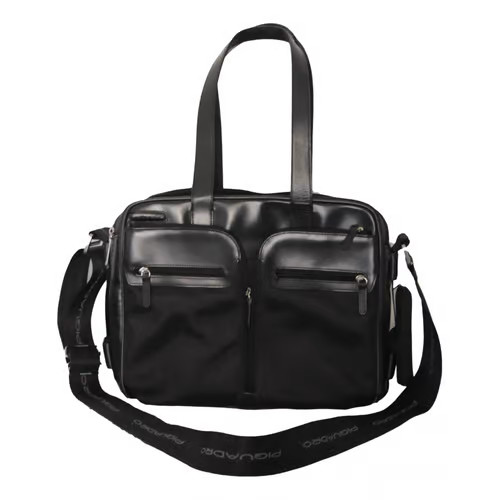 Borsa cartella piquadro nera - borsa,