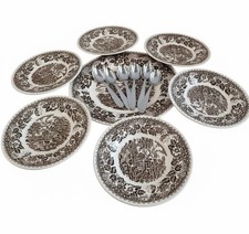 Servizio Dolce FRUTTA 6 Persone BARRATTS Elizabethan NUOVO Valigetta Cucchiaini