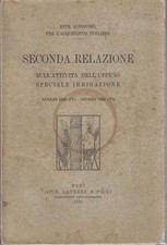 Ente Autonomo per l’Acquedotto Pugliese, Seconda relazione. Sull’attività dell’U