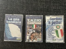 3 Musicassette Lazio Campione D’Italia 1999 2000 Vintage