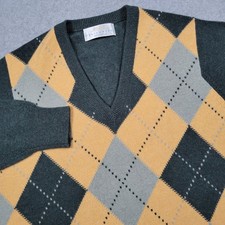 Maglione Berk Ballantyne uomo grande cashmere Argyle Scozia tranquillo lusso preppy