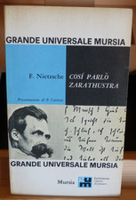 COSI' PARLO ZARATHUSTRA - F