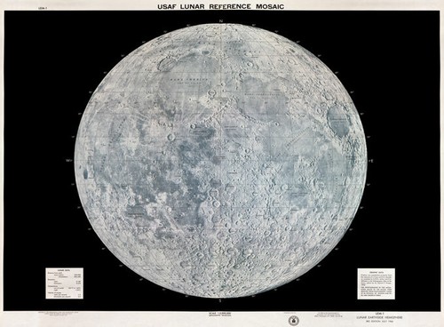 Poster luna vintage - poster,