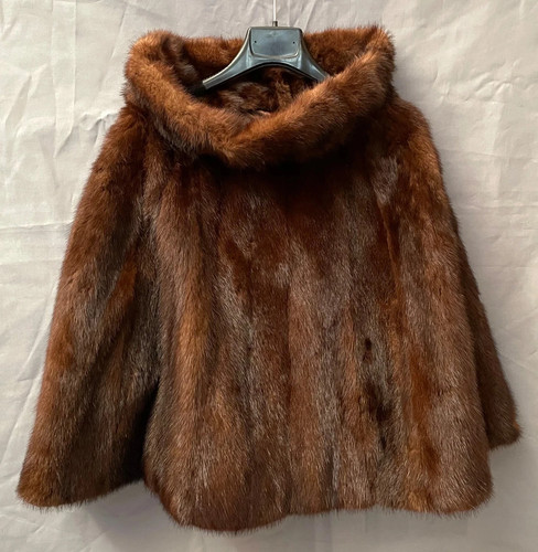 Poncho pelliccia visone - poncho, in