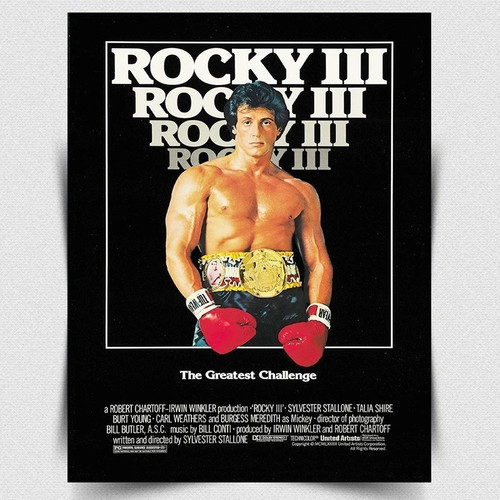 Rocky iii insegna metallo - rocky,