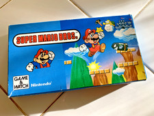Nintendo Super Mario Bros gioco e orologio elettronico vintage con batterie extra