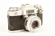 Zeiss Ikon Contaflex Super fotocamera reflex pellicola 35 mm con Tessar 50 mm AS-IS V25