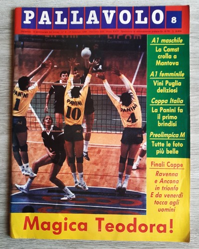 Rivista pallavolo 1988 8 - rivista,