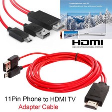 Cavo Micro USB HDMI Telefono a TV Adattatore HDTV per Samsung Galaxy S3 S4 S5 Note4