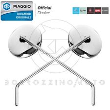 COPPIA SPECCHIETTI RETROVISORI ORIGINALI PIAGGIO VESPA PX 125 150 200 1998 >