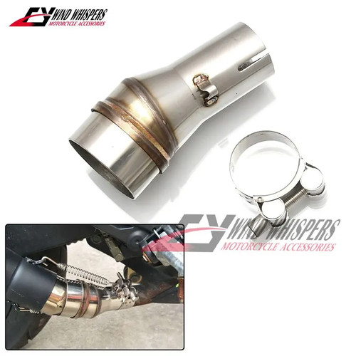 Tubo scarico moto 51mm a - tubo, da