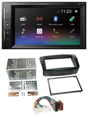 Pioneer dab mp3 2din bluetooth - mp3,