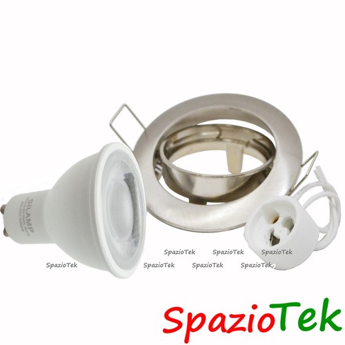 Faretto incasso led gu10 - 8w,