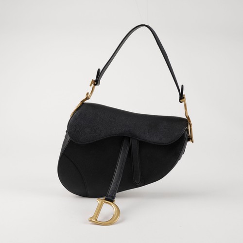 Dior grain leather saddle - dior,