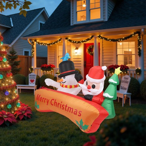 Babbo natale gonfiabile - babbo,