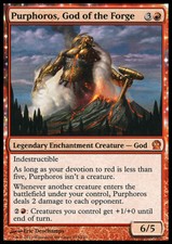 MTG PURPHOROS, GOD OF THE FORGE ITALIAN EXC - PURFOROS, DIO DELLA FUCINA - THS