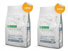 2 x 1,5 kg Nature's protection Superior - WHITE COAT - Adult Small e Mini -Pesce