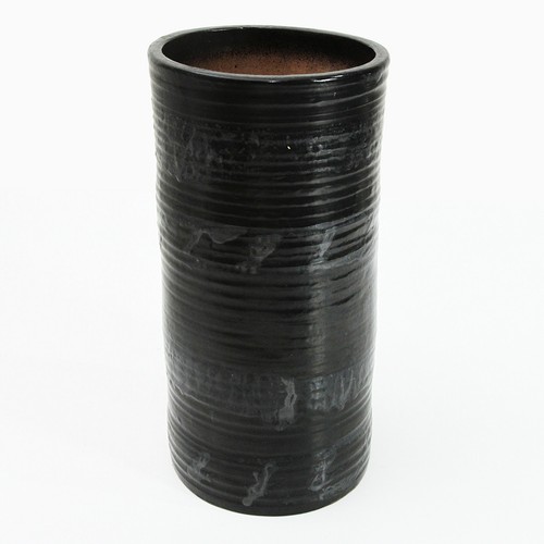 Vaso ceramica nera - nera, anni