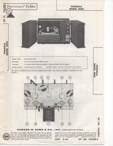 Phonola 4004 1965 - 4004,