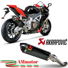 Akrapovic Aprilia RSV4 2013 Terminale Di Scarico Per Moto In Carbonio Racing