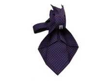 Cravatta sette pieghe uomo blu