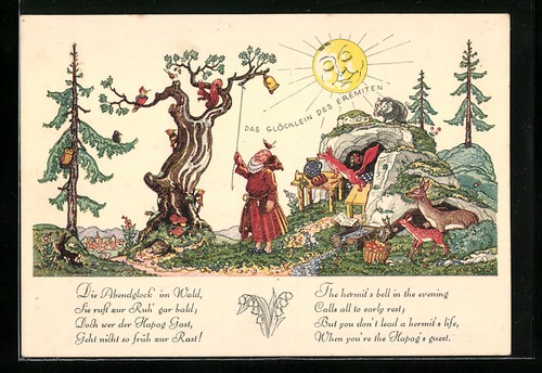 Cartolina artistica gobbo - cartolina,