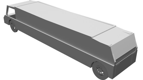 Autobus giocattolo con ruote - autobus,