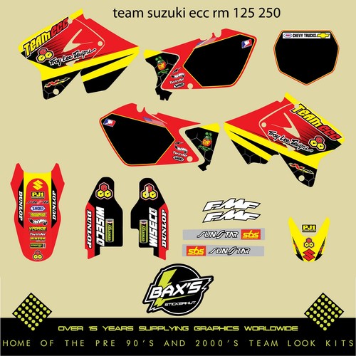 Kit grafica team suzuki ecc - grafica, rm