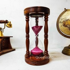 Clessidra di grandi dimensioni timer sabbia fatto a mano 30 minuti di tempo