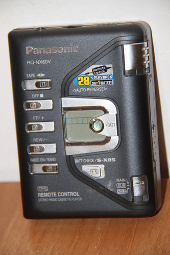 Walkman panasonic nx60v - panasonic, rq-nx60v