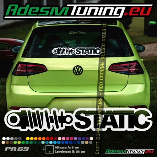 Adesivo static parabrezza - adesivo,