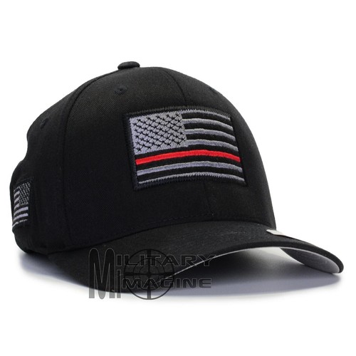 Thin red line flexfit - line, flag