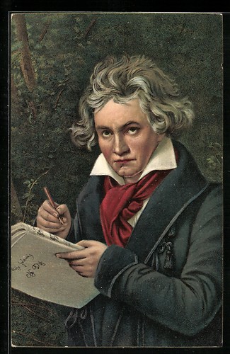 Cartolina artista ritratto - cartolina, d'artista