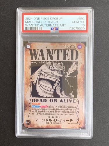 One piece tcg psa marshall - piece, 10