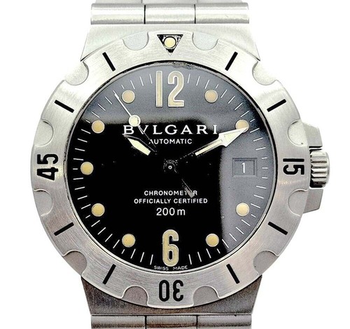 Bulgari montre diagono steel - bulgari,