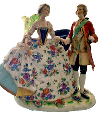 RICHARD GINORI - GINORI CAPODIMONTE DAMINA CON CAVALIERE - PERFETTA