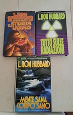 L. Ron Hubbard (DIANETICS/Scientology) lotto 3 libri CARTONATI