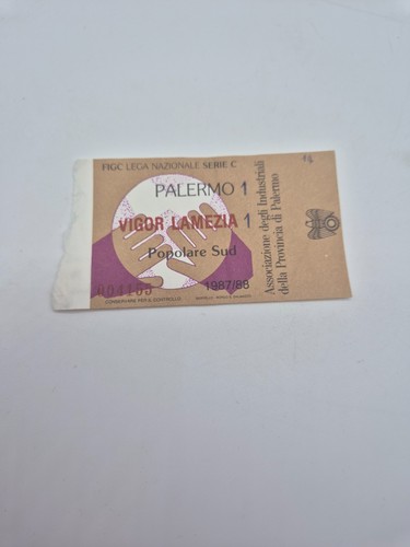 Biglietto calcio palermo vigor - biglietto,