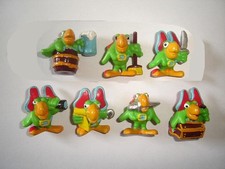 SET FIGURINE PAPPAGALLI PIRATI