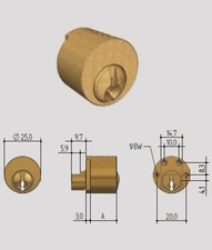 CILINDRO PREFER TONDO -6812.0004.02