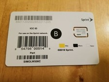 Scheda Nano SIM Sprint