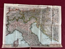 Mappa circa 1917 Teatro di guerra italo-austriaco-Italia/Austria-Mappa Guerra Flemming #21