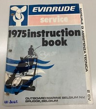 Manuale manutenzione cod. 200002 per Evinrude/Johnson 2 HP 2T anno 1975 nautica
