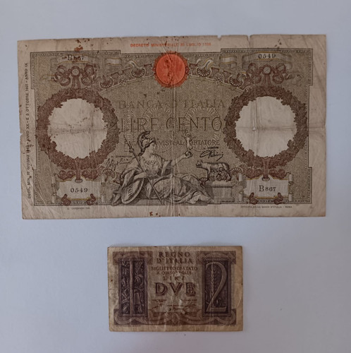 Banconote italia 100 lire - 2,