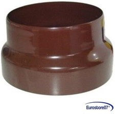 RIDUZIONE  TUBI STUFA  - CAPPA ASPIRANTE - CALDAIA MARRONE LUCIDO 	- ø cm.12/10