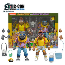 NECA Teenage Mutant Ninja Turtles (Cartone Animato) - Vacation Bebop E Rockstead